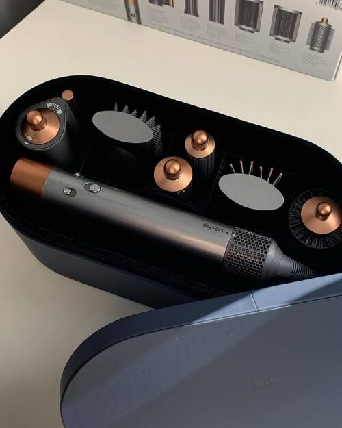 استایل مو حرفه ای دایسون رنگ( نقره ای/ مسی )مدل Dyson Airwrap Hair HS05،( موجود در تمامی رنگها)ارسال فوری، ضمانت اصالت مادام العمرکالا+ضمانت سلامت کالا+ضمانت تست کالا | esmilicenter airwrap gray 2